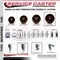 Service Caster 6 High Temp Phenolic Wheel Swivel 7/16'' Grip Ring Stem Caster Brake SCC-GR20S615-PHSHT-TLB-716138 - alternate 2